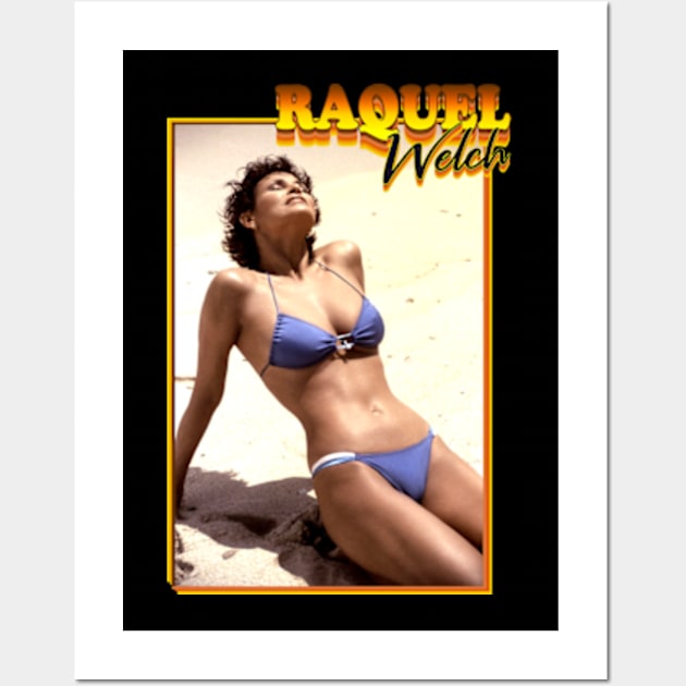 Raquel Welch Beach Sexy 80s Wall Art by CrazyRich Bimasakti1'no11